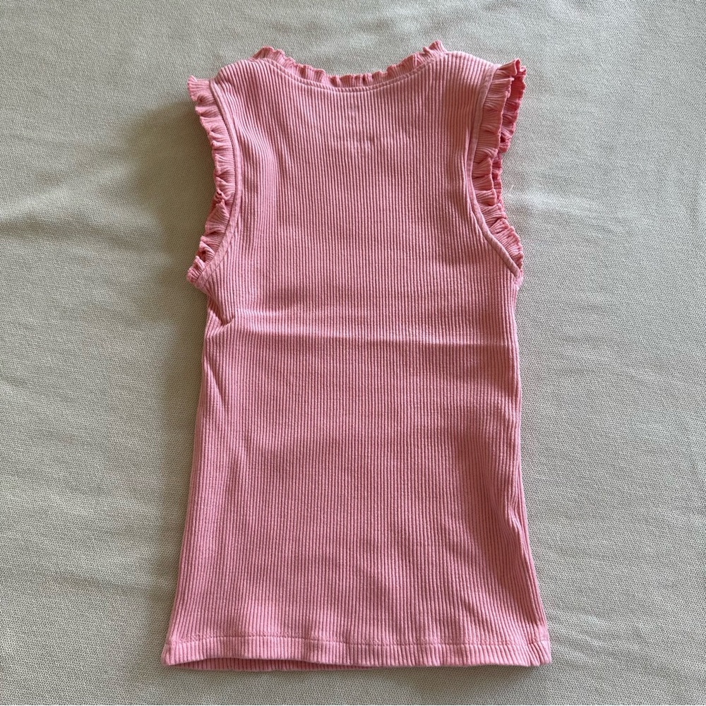 Pink Chicken Ruffle Tank - Picture 3 of 3